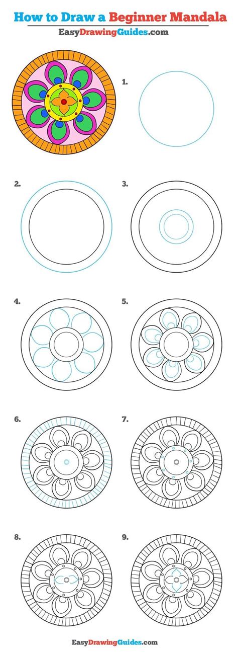how to make a mandala step by step for beginners
