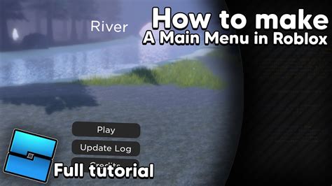 how to make a menu gui in roblox studio