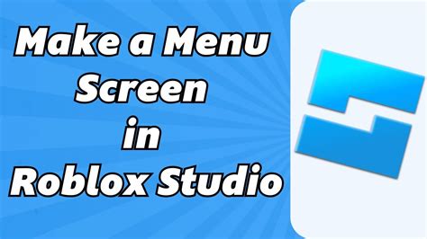 how to make a menu screen in roblox