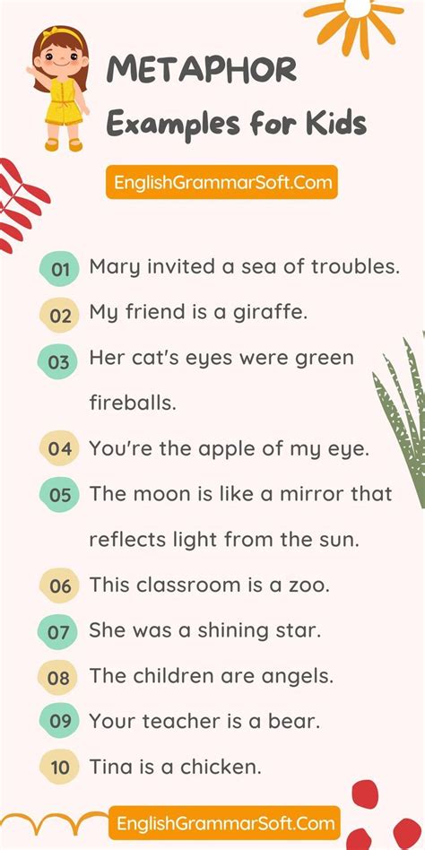 how to make a metaphor for kids