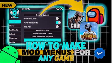how to make a mod menu in grab