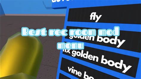 how to make a mod menu in rec room