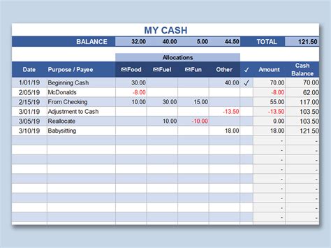 how to make a money tracker in excel