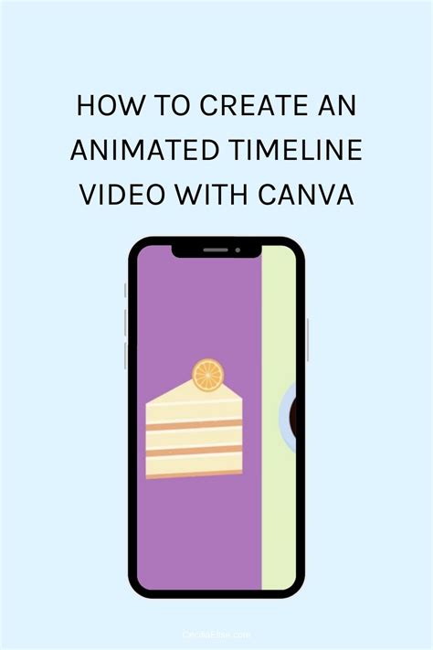 how to make a moving timeline in canva