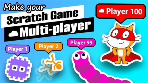how to make a multiplayer game in scratch with cloud variables