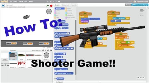 how to make a multiplayer shooter game in scratch