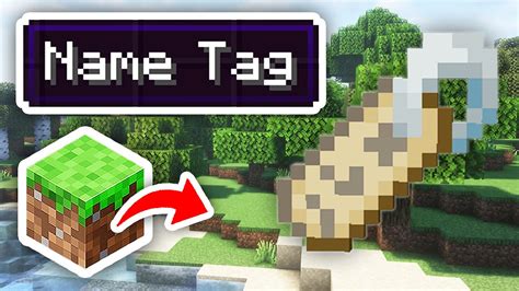 how to make a name a name tag in minecraft