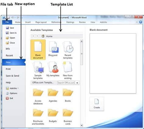 how to make a new folder in word 2010