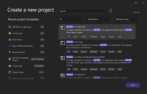 how to make a new project in visual studio code