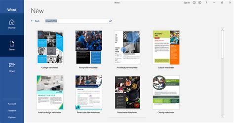 how to make a newsletter format in word