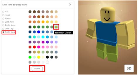 how to make a noob skin in roblox for free