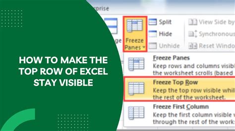 how to make a note stay visible in excel