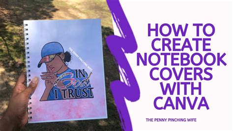 how to make a notebook cover in canva