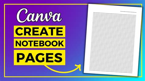 how to make a notebook using canva