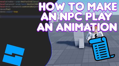 how to make a npc play an animation in roblox studio
