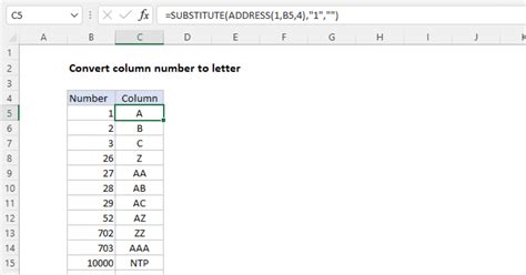 how to make a number equal a letter in excel
