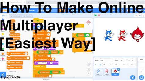 how to make a online multiplayer game in scratch