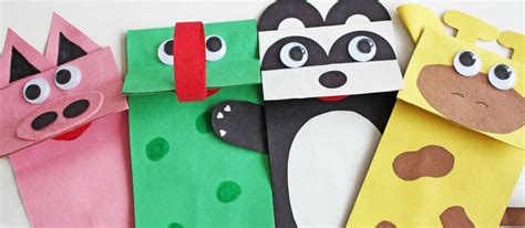 how to make a paper bag puppet