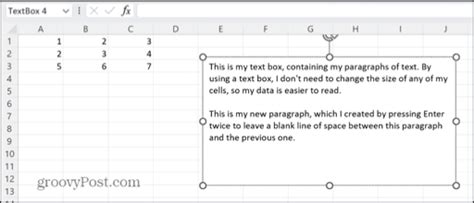 how to make a paragraph within a cell in excel
