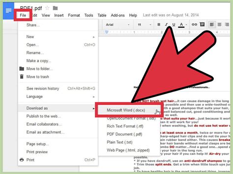 how to make a pdf file in word