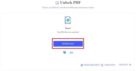 how to make a pdf file not password protected