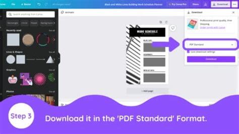 how to make a pdf in canva