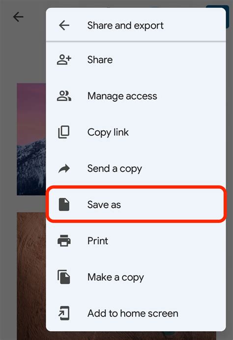 how to make a picture into a pdf on an android phone