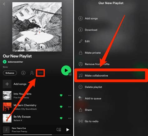 how to make a playlist on spotify mobile