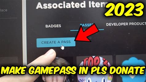 how to make a pls donate gamepass on roblox
