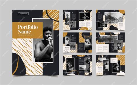 how to make a portfolio for art template