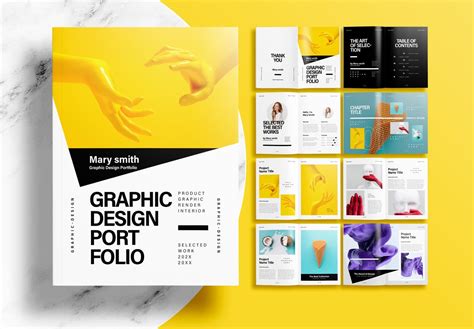 how to make a portfolio for graphic design template