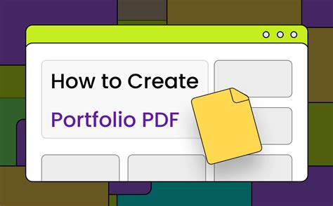 how to make a portfolio in adobe