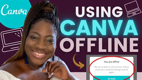 how to make a presentation in canva offline