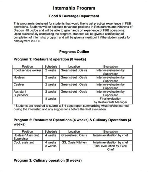 how to make a program outline