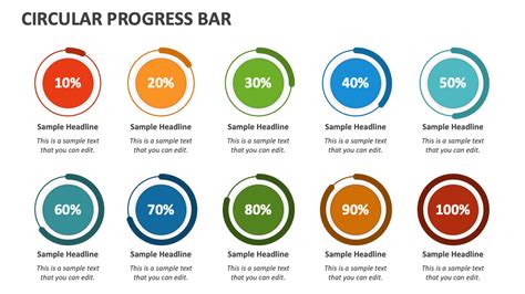 how to make a progress circle in powerpoint