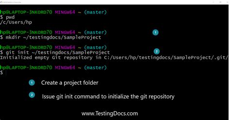 how to make a project a git repo