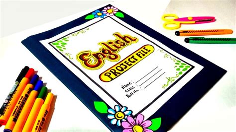 how to make a project in english