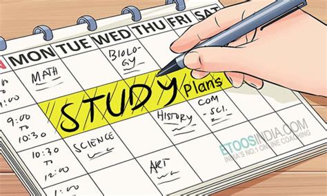 how to make a proper study plan