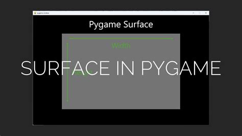 how to make a pygame surface