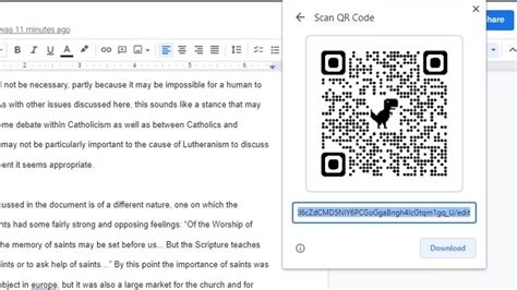 how to make a qr code for a google doc free