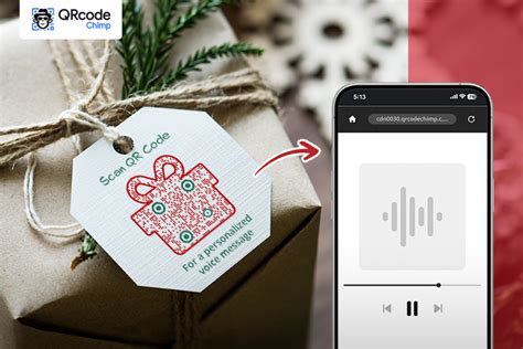 how to make a qr code for a voice message