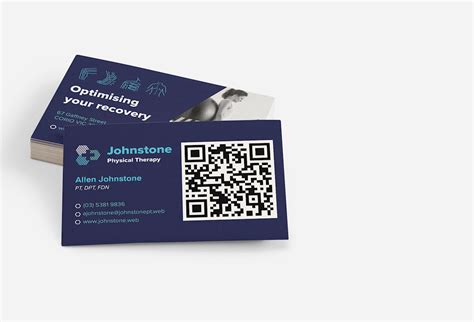 how to make a qr code name card