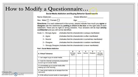 how to make a questionnaire for quantitative research