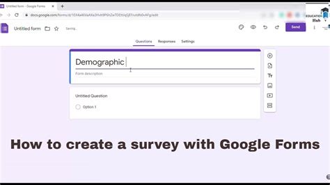 how to make a questionnaire in google forms