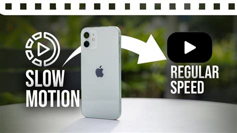how to make a regular video slow mo in iphone