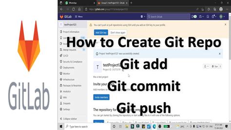 how to make a repository in gitlab