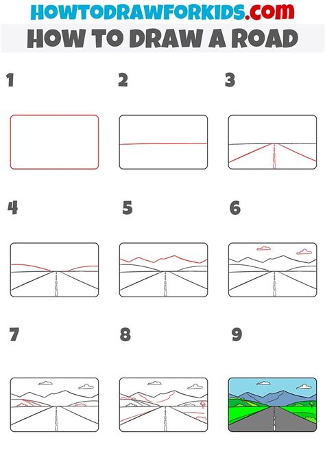 how to make a road step by step
