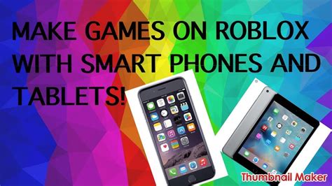 how to make a roblox game on android tablet