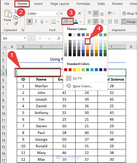 how to make a row a header in excel