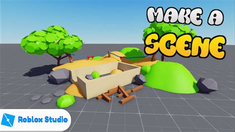 how to make a scene in roblox studio